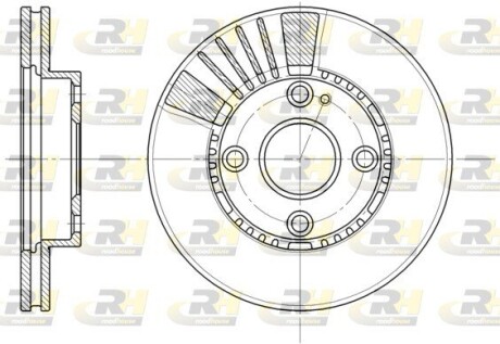 683410 Гальмівний диск ROADHOUSE підбір по vin на Brocar