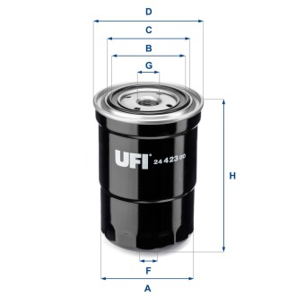 2442300 Фильтр топливный UFI подбор по vin на Brocar