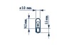 170733000 Автолампа W2.3W 12V 2.3W W2х4.6d (без цоколя) NARVA підбір по vin на Brocar