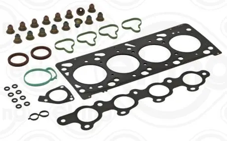 434510 КОМПЛЕКТ ПРОКЛАДОК ГОЛОВКИ ЕДИНИЦЫ ИЗМЕРЕНИЯ ЦИЛИНДРОВ FORD FOCUS / TOURNEO / TRANSIT 1,8 16 В ВТЧ ELRING ELRING подбор по vin на Brocar