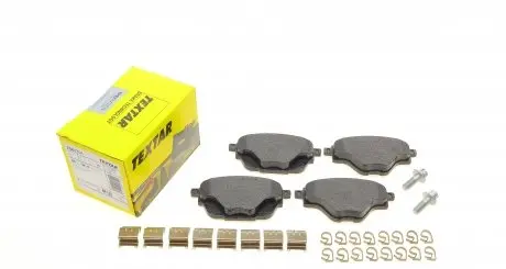 2582701 Колодки тормозные (задние) Citroen C4/Peugeot 308 13-/3008/5008 16-/508 18- (Bosch) Q+ TEXTAR подбор по vin на Brocar