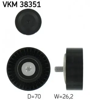 VKM38351 Ролик N62 обвідний SKF підбір по vin на Brocar