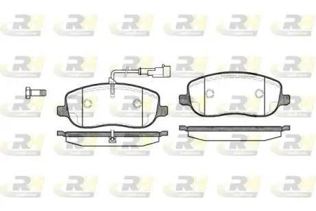 287931 Тормозные колодки дисковые ROADHOUSE підбір по vin на Brocar