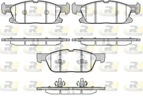 2165702 Комплект гальмівних колодок ROADHOUSE підбір по vin на Brocar