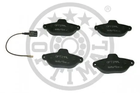 BP12332 KLOCKI HAMULCOWE FIAT 500 (312); FORD KA (RU8) 07> PRZOD SZT OPTIMAL OPTIMAL підбір по vin на Brocar