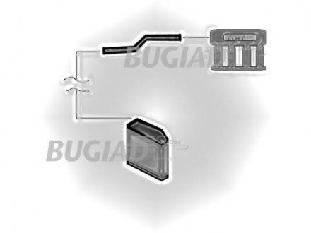 88655 Патрубок интеркулера Citroen jumper/Fiat Ducato/Peugeot Boxer 2.8 HDi 02- BUGIAD підбір по vin на Brocar