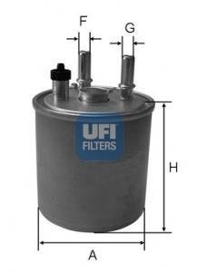 2407300 Фильтр топливный UFI подбор по vin на Brocar