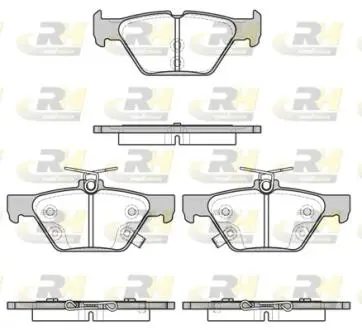2163802 Гальмівні колодки дискові ROADHOUSE підбір по vin на Brocar