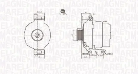 063731636010 Генератор MAGNETI MARELLI подбор по vin на Brocar
