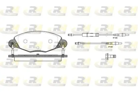 282704 Тормозные колодки дисковые ROADHOUSE подбор по vin на Brocar