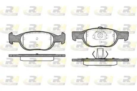 258810 Тормозные колодки дисковые ROADHOUSE подбор по vin на Brocar