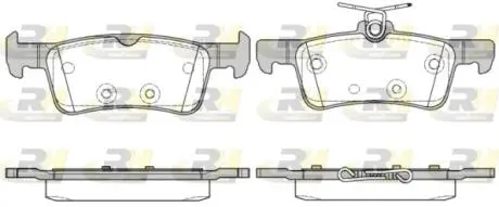 2156310 Колодки тормозные дисковые, к-кт. ROADHOUSE подбор по vin на Brocar