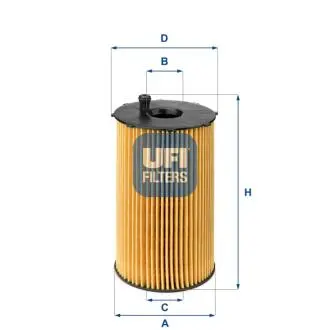 2506600 Масляный фильтр UFI подбор по vin на Brocar