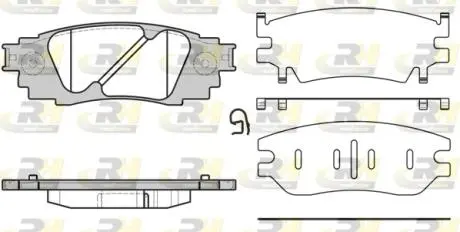 2163610 KLOCKI HAMULCOWE LEXUS RX/HONDA C-HR 15> TYL 14,5MM SZT ROADHOUSE ROADHOUSE подбор по vin на Brocar