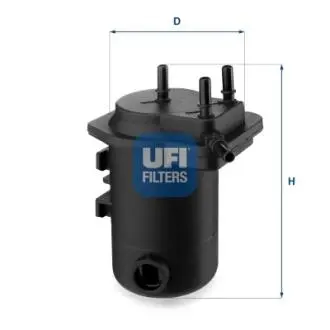 2405000 Фільтр палива UFI підбір по vin на Brocar