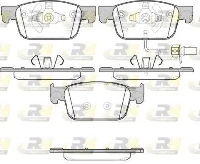 2169201 Тормозные колодки дисковые ROADHOUSE подбор по vin на Brocar