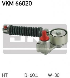 VKM66020 Натяжной ролик, поликлиновой ремень SKF підбір по vin на Brocar