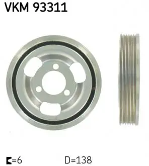 VKM93311 Ремінний шків F20 114,116 SKF підбір по vin на Brocar