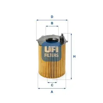 2518700 Масляный фильтр UFI подбор по vin на Brocar