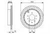 Тормозной диск Bosch 0 986 479 757