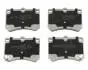 PA342AF PA-342AF Колодки тормозные дисковые передн Mazda 323 1.8i 16V/2.0D &amp;4WD 91-98/MX-3 91&gt; JAPANPARTS підбір по vin на Brocar