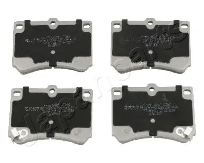 PA342AF PA-342AF Колодки тормозные дисковые передн Mazda 323 1.8i 16V/2.0D &4WD 91-98/MX-3 91> JAPANPARTS подбор по vin на Brocar