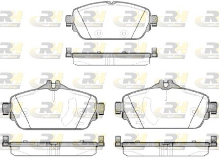 2159208 Тормозные колодки, к-кт. ROADHOUSE подбор по vin на Brocar