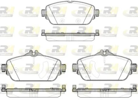 2159208 Тормозные колодки, к-кт. ROADHOUSE подбор по vin на Brocar