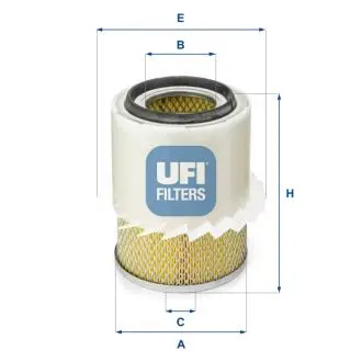 2728200 Воздушный фильтр UFI подбор по vin на Brocar