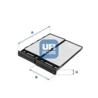 5325800 Фільтр салону UFI підбір по vin на Brocar