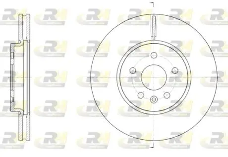 6153410 Тормозной диск ROADHOUSE підбір по vin на Brocar