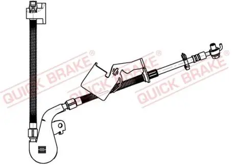 50703X Тормозной шланг QUICK BRAKE підбір по vin на Brocar