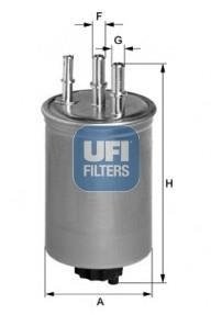 2413300 Топливный фильтр UFI подбор по vin на Brocar