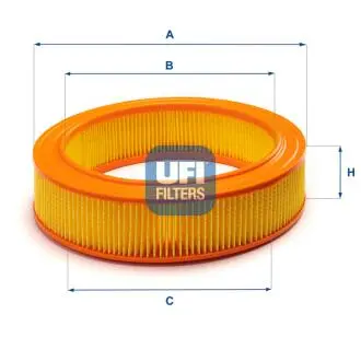 3087100 Повітряний фільтр UFI підбір по vin на Brocar