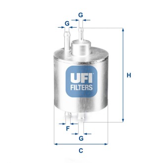 3183400 Топливный фильтр UFI подбор по vin на Brocar