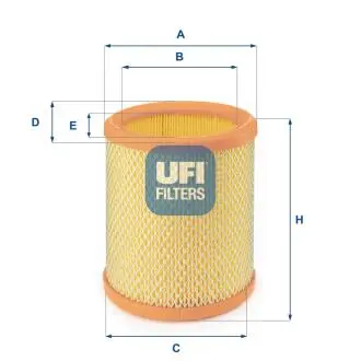 2719600 Воздушный фильтр UFI подбор по vin на Brocar