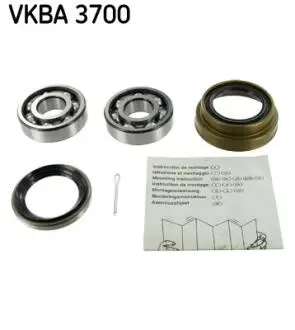 VKBA3700 Набір підшипника маточини колеса SKF підбір по vin на Brocar