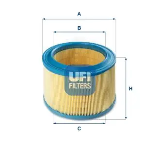 2723900 Фильтр воздушный UFI подбор по vin на Brocar