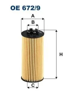 OE6729 FILTR OLEJU BMW 2 ACTIVE, X1, X2; MINI ONE III SZT FILTRON FILTRON підбір по vin на Brocar
