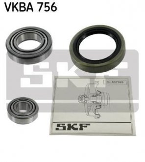 VKBA756 Підшипник передньої маточини колеса, комплект SKF підбір по vin на Brocar