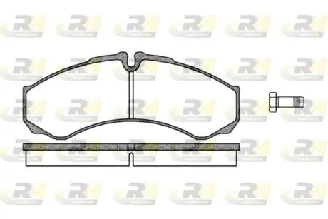 265110 Тормозные колодки дисковые ROADHOUSE підбір по vin на Brocar