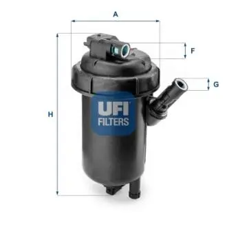 5512000 Паливний фільтр UFI підбір по vin на Brocar
