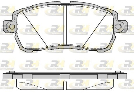 2172800 KLOCKI HAMULCOWE FORD KA+ 16> 17,6MM PRZOD SZT ROADHOUSE ROADHOUSE підбір по vin на Brocar