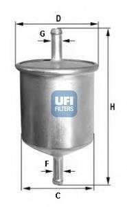 3152900 Топливный фильтр UFI подбор по vin на Brocar