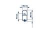 173113000 Автолампа R10W 12V 10W BA15s Standard NARVA підбір по vin на Brocar