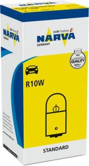 173113000 Автолампа R10W 12V 10W BA15s Standard NARVA підбір по vin на Brocar