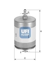3181700 Топливный фильтр UFI подбор по vin на Brocar