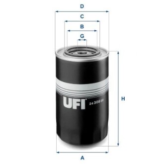 2430800 Топливный фильтр UFI подбор по vin на Brocar