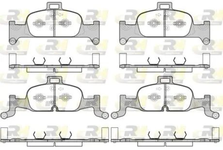 2169100 Тормозные колодки дисковые ROADHOUSE підбір по vin на Brocar