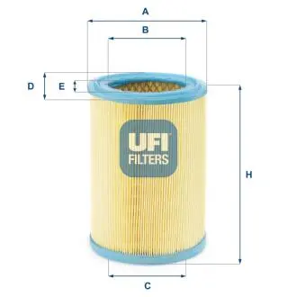 2725200 Воздушный фильтр UFI подбор по vin на Brocar